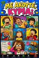 Προεπισκόπηση - Άλλος τύπος υλικού - Με Ακούτε, Κυρία; | Θεατρικό Έργο Κωμωδία για Παιδιά (Τηλεκπαίδευση) - Εξώφυλλο