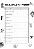 Vorschau - Stundenentwürfe - Hinduismus komplette Werkstatt - sofort einsetzbar - Seite 1