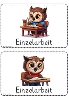 Vorschau - Bildkarten - Visualisierungen Sozialformen Eulenklasse 🦉 - Seite 2