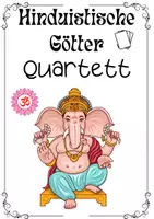 Vorschau - Stationenlernen - Hinduismus Götterquartett k - Deckblatt