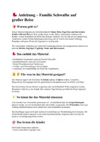 Vorschau - Text - Zugvögel im Herbst – Familie Schwalbe auf großer Reise | Geschichten & Wissen ab 4 Jahren - Seite 1