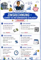 Vorschau - Stundenentwürfe - Zinsrechnung – Kannst du den Bankberater schlagen? | Kostenloses Übungsblatt - Seite 2