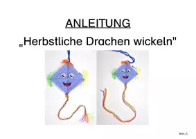 Vorschau - Stundenentwürfe - Kunst im Herbst: "Herbstliche Drachen" wickeln - Seite 3