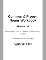 Vorschau - Arbeitsblätter - Common & Proper Nouns (Klassen 2–4 / ESL) – Arbeitsblätter & Web-Quiz - Seite 1