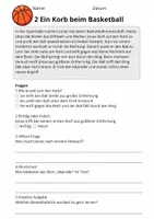Vorschau - Arbeitsblätter - Kostenlos: Lesetraining Ballsport – Leseverständnis Klasse 3 - Seite 2