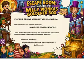 Vorschau - Spiele - Charlie und die Schokoladenfabrik Unterrichtsmaterial | Escape Room | Quiz | Unterrichtsmaterial | Deutsch Klasse 4-9 | mit Lösungen - Seite 3