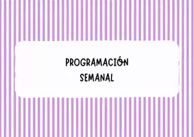 Vista previa - Para docentes: organización, planificación y formación - PROGRAMACIÓN SEMANAL: 2026/2027 - Portada