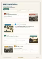 Vorschau - Arbeitsblätter - Erster Weltkrieg - Fakten und Verlauf - Stellungskrieg, Schlacht von Verdun, U-Boot-Krieg - Differenziertes Unterrichtsmaterial zum Video mit QR-Code und Lösung - Seite 2