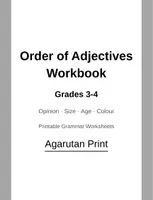 Vorschau - Arbeitsblätter - Order of Adjectives (Klassen 3–4 / ESL) – Arbeitsblätter & Web-Quiz - Seite 1