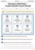 Vorschau - Arbeitsblätter - Feiertage DACH Arbeitsblätter Klasse 5–6 – 15er Bundle - Seite 1