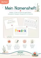 Vorschau - Arbeitsblätter - Mein Name: Namensheft I individualisierbar I für Kindergarten, Vorschule, Anfangsunterricht, Inklusion & Förderschule - Deckblatt