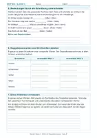 Vorschau - Arbeitsblätter - Arbeitsblatt Deutsch Klasse 3 – Wörter mit Doppelkonsonanten - Seite 1