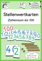 Vorschau - Fördermaterial/Inklusion - Stellenwertkarten bis 100 – Zehner und Einer | Zahlverständnis Klasse 2 - Deckblatt