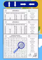 Vorschau - Spiele - Wortsuchrätsel mit dem Fingeralphabet der Gebärdensprache – Länder Europas - Seite 1