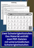 Vorschau - Spiele - Wortsuchrätsel mit dem Fingeralphabet der Gebärdensprache – Länder Europas - Seite 3
