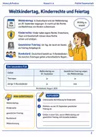 Vorschau - Arbeitsblätter - Weltkindertag Thüringen Arbeitsblatt Klasse 5–6 - Seite 1