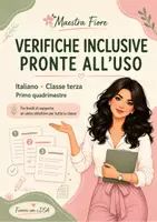 anteprima - Materiale di supporto/inclusione - Verifiche inclusive italiano , classe terza. - Pagina di copertina