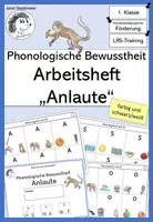 Vorschau - Arbeitsblätter - Phonologische Bewusstheit: Anlaute - Miniheft - Deckblatt