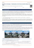 Vorschau - Arbeitsblätter - Sturzflut Katastrophe im Himalaya in der Grenzregion Nepal und Tibet | ideal für Vertretungsstunden (mit Lösungen) - Seite 1