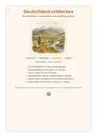Vorschau - Unterrichtsreihen - Deutschland entdecken: Bundesländer, Landschaften und Atlasführerschein - vierfach differenziert inkl. eigener Förderversion / DaZ-Version - Seite 1