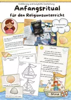 Vorschau - Stundenentwürfe - Unser Anfangsritual im Religionsunterricht, die drei ersten Religionsstunden - Deckblatt