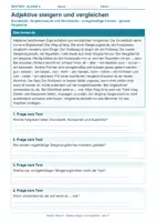 Vorschau - Arbeitsblätter - Materialpaket – Deutsch Klasse 4 – Arbeitsblätter - Seite 1