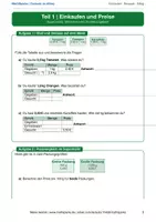 Vorschau - Arbeitsblätter - Workbook: Der Dreisatz im Alltag – Textaufgaben aus echtem Leben (Einkaufen, Kochen, Reisen) mit Schritt-für-Schritt-Anleitungen & Lösungen - Seite 2