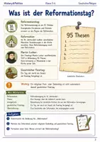 Vorschau - Arbeitsblätter - Reformationstag Arbeitsblatt Klasse 5–6 - Seite 1