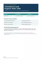 Vorschau - Arbeitsblätter - Englisch-Abitur 2028 | Wortschatz & Sprechprüfung - Seite 1