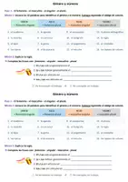 Aperçu - Feuilles d'exercices - Genero Numero trabajo autonomo - Page de couverture
