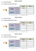 Aperçu - Feuilles d'exercices - Genero Numero trabajo autonomo - Page 3