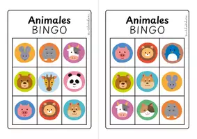 Vista previa - Juegos / Gamificación - Bingo Animales Español - página 3