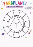 Vorschau - Arbeitsblätter - Farbplanet - Farbenlehre nach Johannes Itten I Kunstunterricht - Seite 1