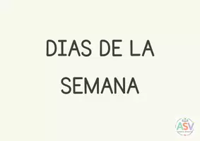 Vista previa - Decoración del aula - DIAS DE LA SEMANA Y MESES DEL AÑO (En ingles Y Castellano) - página 1