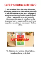 anteprima - Altro tipo di materiale - Semaforo della voce. Cartellone per la gestione del volume in classe (PDF Stampabile) - Pagina di copertina