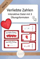 Vorschau - Interaktives Material - Verliebte Zahlen interaktive Datei - Deckblatt