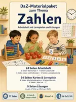 Vorschau - Arbeitsblätter - DaZ-Komplettpaket zum Thema Zahlen - Deckblatt