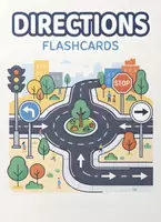 anteprima - Audio - Flashcards di inglese DIRECTIONS/DIREZIONI - Pagina di copertina