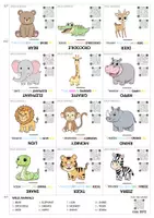 anteprima - Audio - Flashcards di inglese ANIMALI/ANIMALS (farm and wild) - Pagina 2