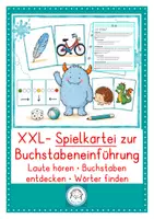 Vorschau - Spiele - Buchstabeneinführung: 200 Spiele rund um Laute, Buchstaben & Wörter - Deckblatt