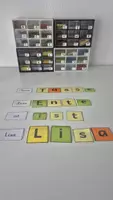 Vorschau - Fördermaterial/Inklusion - Buchstabenkarten & Lesekarten – 82 Seiten | Lesen lernen, Wörter legen & Lautieren | Klasse 1 - Deckblatt