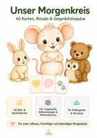 Vorschau - Fördermaterial/Inklusion - Unser Morgenkreis – 40 Karten für Rituale, Gespräche & einen offenen Morgenkreis - Deckblatt