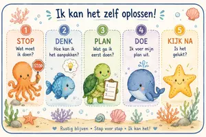 Voorbeeld - Stap voor stap werken "een zeejasje" - Voorblad