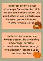 Vorschau - Arbeitsblätter - Abschreibkarteien Herbst - Seite 2