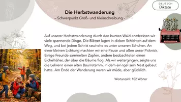 Vorschau - Präsentationen/Tafelbilder - Diktate für den Herbst - Seite 2