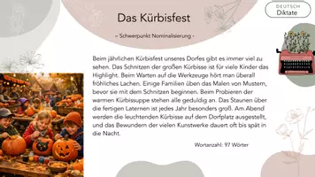 Vorschau - Präsentationen/Tafelbilder - Diktate für den Herbst - Seite 3