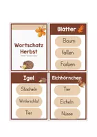 Vorschau - Spiele - Herbst / Sprechanlass Wortschatz Herbst - Seite 1