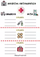 Vista previa - Unidades / Secuencias / Situaciones de Aprendizaje - HOSPITAL ORTOGRÁFICO @elpupitredorado (castellano y valenciano) - página 2