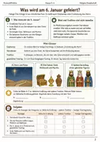 Vorschau - Arbeitsblätter - Heilige Drei Könige Arbeitsblatt Klasse 5–6 - Seite 1