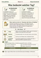 Vorschau - Arbeitsblätter - Allerheiligen und Allerseelen Arbeitsblatt Klasse 5–6 - Seite 1